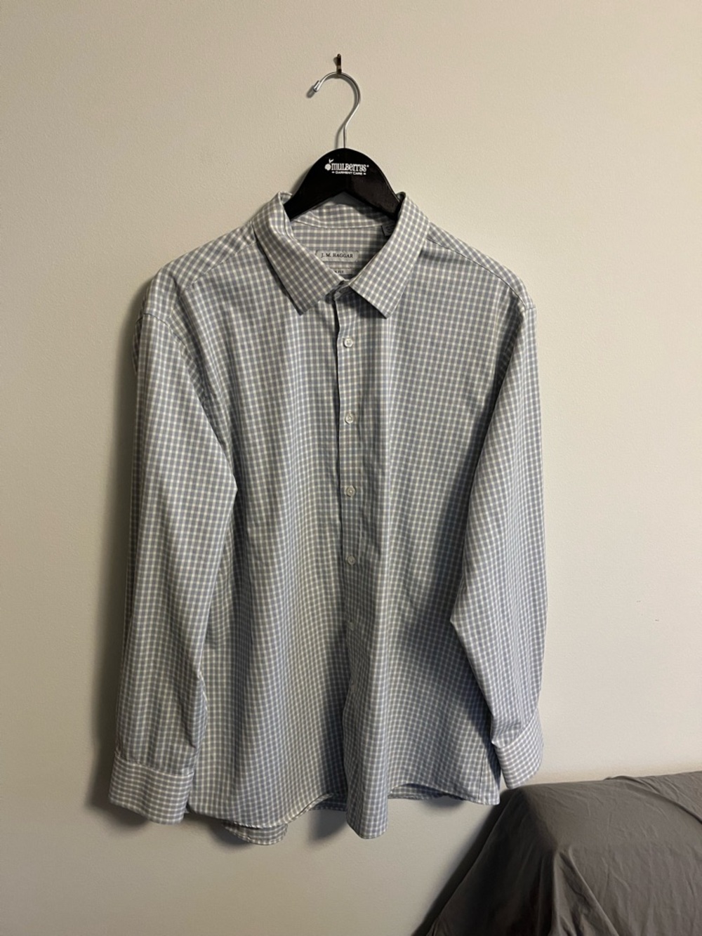 Men's Slim Fit Checked Dress Shirt